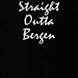 Bergen Genesee County New York State Straight Outta Hip Hop Parody T Shirt 5449144