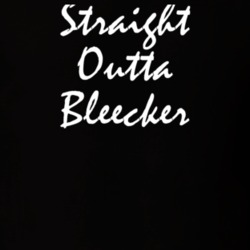Bleecker Fulton County New York State Straight Outta Hip Hop Parody T Shirt 5449179