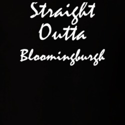 Bloomingburgh Sullivan County New York State Straight Outta Hip Hop Parody T Shirt 5449189