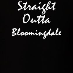 Bloomingdale Essex County New York State Straight Outta Hip Hop Parody T Shirt 5449192