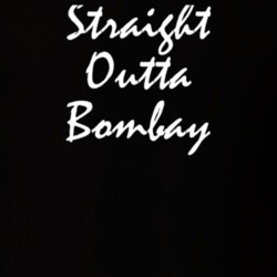 Bombay Franklin County New York State Straight Outta Hip Hop Parody T Shirt 5449204