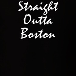 Boston Erie County New York State Straight Outta Hip Hop Parody T Shirt 5449211