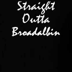 Broadalbin Fulton County New York State Straight Outta Hip Hop Parody T Shirt 5449258