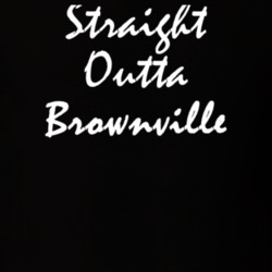 Brownville Jefferson County New York State Straight Outta Hip Hop Parody T Shirt 5449284