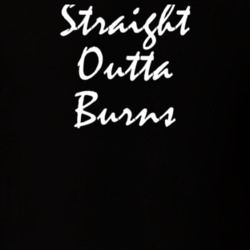 Burns Allegany County New York State Straight Outta Hip Hop Parody T Shirt 5449316