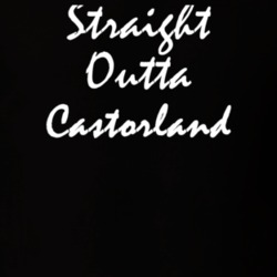 Castorland Lewis County New York State Straight Outta Hip Hop Parody T Shirt 5449451
