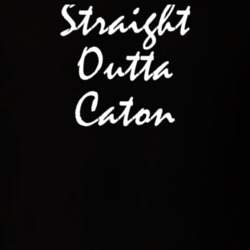 Caton Steuben County New York State Straight Outta Hip Hop Parody T Shirt 5449467
