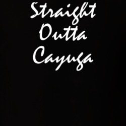 Cayuga Cayuga County New York State Straight Outta Hip Hop Parody T Shirt 5449477