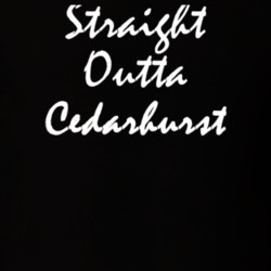 Cedarhurst Nassau County New York State Straight Outta Hip Hop Parody T Shirt 5449489