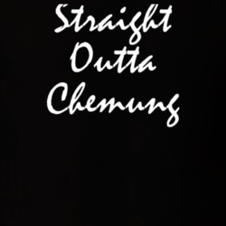 Chemung Chemung County New York State Straight Outta Hip Hop Parody T Shirt 5449539