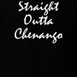 Chenango Broome County New York State Straight Outta Hip Hop Parody T Shirt 5449542