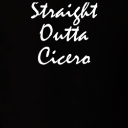Cicero Onondaga County New York State Straight Outta Hip Hop Parody T Shirt 5449567