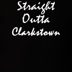 Clarkstown Rockland County New York State Straight Outta Hip Hop Parody T Shirt 5449589