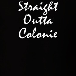 Colonie Albany County New York State Straight Outta Hip Hop Parody T Shirt 5449671