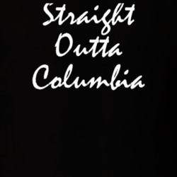 Columbia Herkimer County New York State Straight Outta Hip Hop Parody T Shirt 5449676