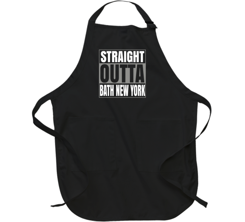 Straigth Outta Bath New York Apron