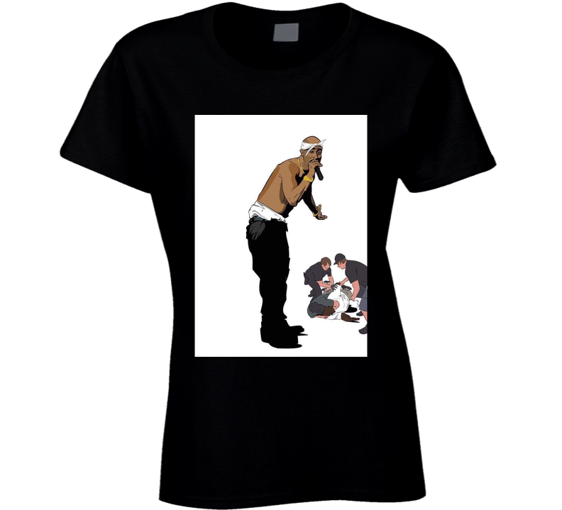 2pac Ladies T Shirt