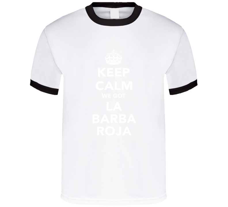 La Barba Roja Keep Calm Xabi Alonso Munich Soccer Fan Cotton T Shirt La Barba Roja Keep Calm Xabi Alonso Munich Soccer Fan Cotton T Shirt