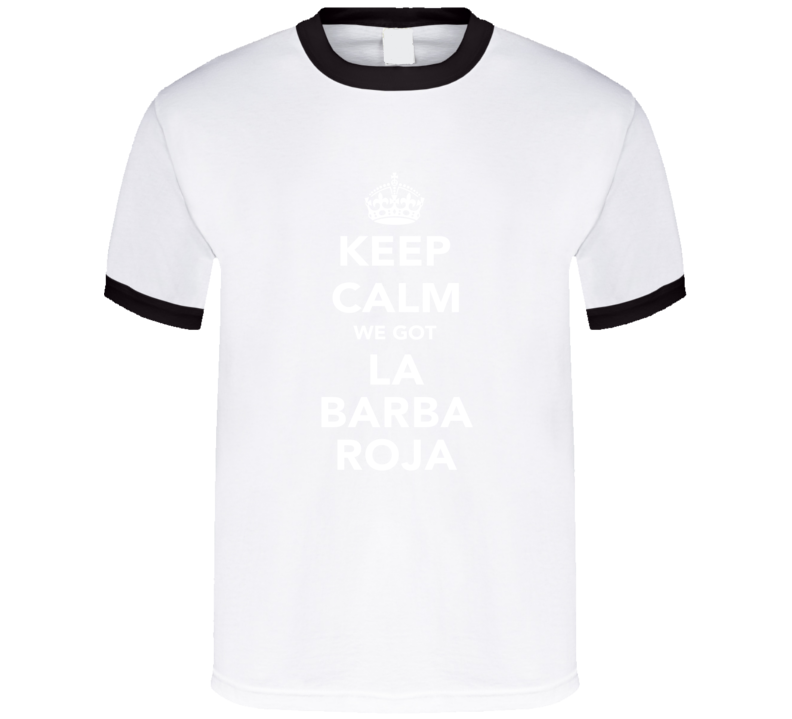 La Barba Roja Keep Calm Xabi Alonso Munich Soccer Fan Cotton T Shirt