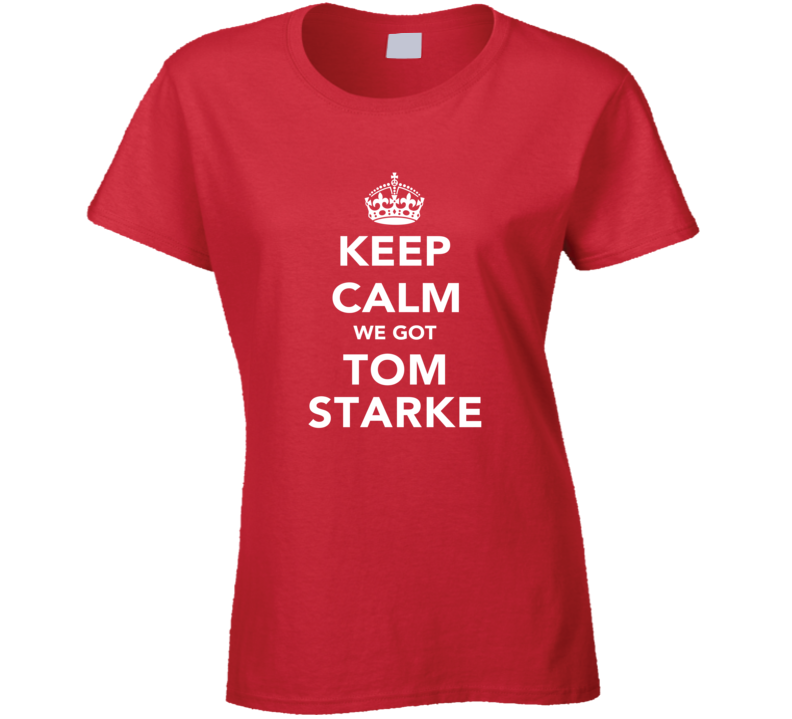 Tom Starke Keep Calm Munich Soccer Fan Ladies T Shirt