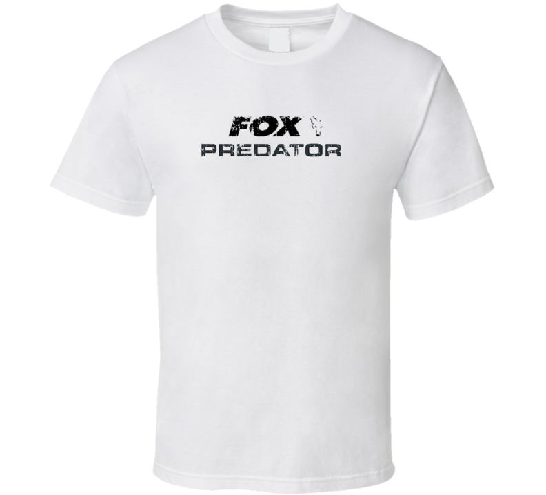 Fox Predator Fishing Equipment Fisherman Gift Cool Worn Look T Shirt