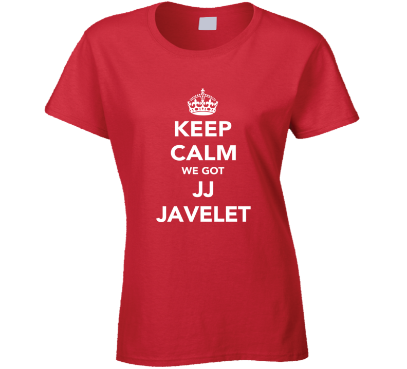 JJ Javelet Keep Calm Team USA Rugby Fan Faded Look Ladies T Shirt