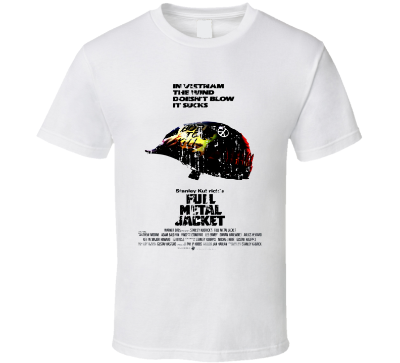 Full Metal Jacket Vintage Movie Worn Look T Shirt