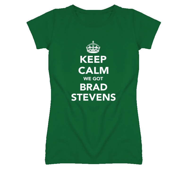 Brad Stevens Boston Keep Calm Basketball Fan Ladies Funny T Shirt