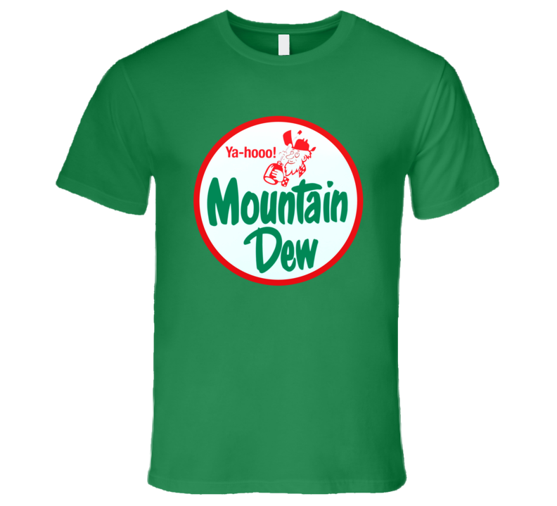 Vintage Yahoo Mountain Dew Retro Ad Campaign Classic Mens T Shirt Vintage Yahoo Mountain Dew Retro Ad Campaign Classic Mens T Shirt