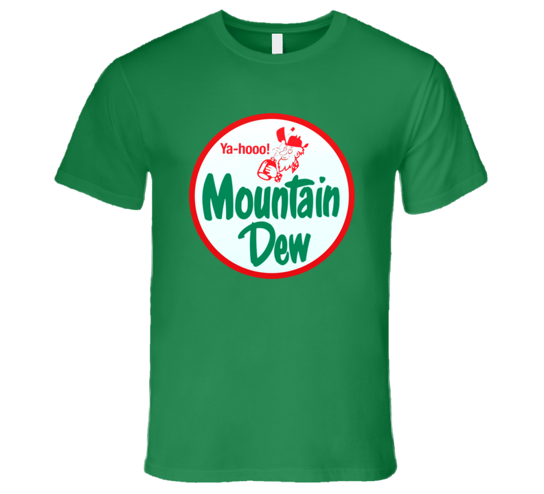 Vintage Yahoo Mountain Dew Retro Ad Campaign Classic Mens T Shirt