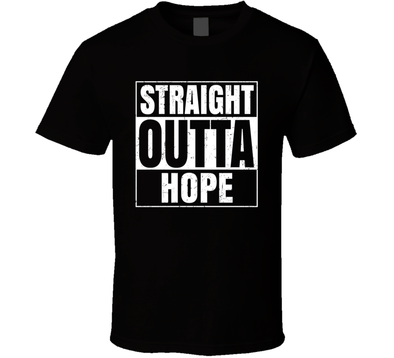 Straight Outta Hope Maine City Compton Parody T Shirt