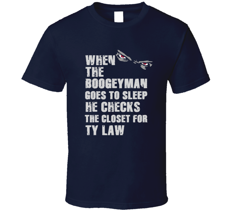 Ty Law Boogeyman Football Sports New England T Shirt