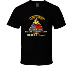 2nd Armored Division - Desert Storm Veteran T Shirt 15263838