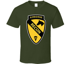 1st Cav - Recon w Abn Tab T Shirt 20648353