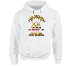 5th Bn - 20th Infantry - OIF w Svc Ribbons Hoodie 22037594