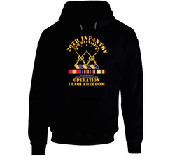 5th Bn - 20th Infantry - OIF w Svc Ribbons Hoodie 22037602