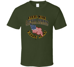 Civil War - 20th Ohio Volunteer Infantry - USA T Shirt 22038735