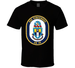 USS Vincennes (CG 49) without Text T Shirt 22661134