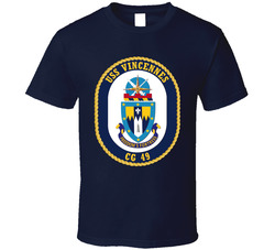 USS Vincennes (CG 49) without Text T Shirt 22661294