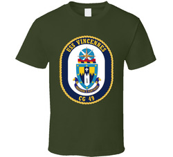 USS Vincennes (CG 49) without Text T Shirt 22661550