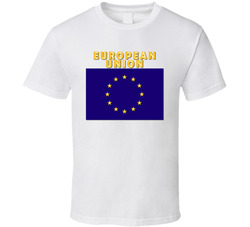 Flag - European Union w Txt T Shirt 22836053