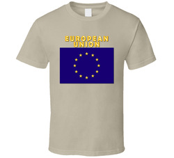 Flag - European Union w Txt T Shirt 22836055