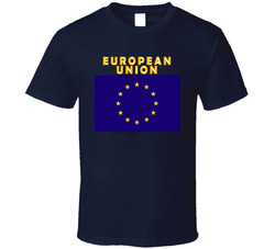 Flag - European Union w Txt T Shirt 22836057