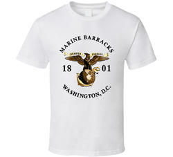 Marine Barracks - Washington, D.C 1801 without Text T Shirt 22880085