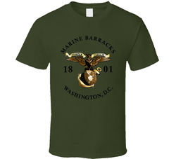 Marine Barracks - Washington, D.C 1801 without Text T Shirt 22880285