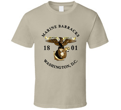 Marine Barracks - Washington, D.C 1801 without Text T Shirt 22880355