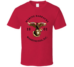 Marine Barracks - Washington, D.C 1801 without Text T Shirt 22880450