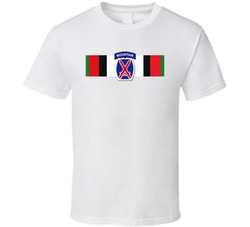 Afghanistan Service Ribbon - 10th Mtn Division T Shirt 24808694