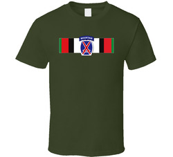 Afghanistan Service Ribbon - 10th Mtn Division T Shirt 24808711