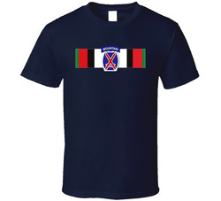 Afghanistan Service Ribbon - 10th Mtn Division T Shirt 24808716